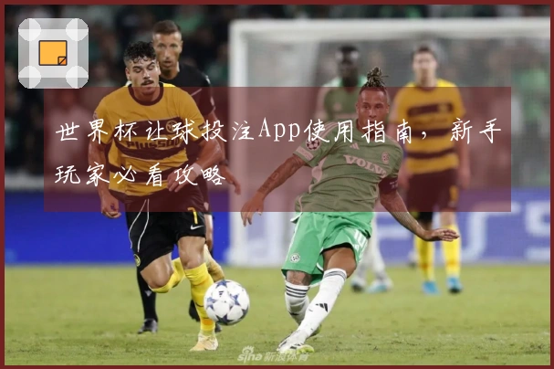 世界杯让球投注App使用指南，新手玩家必看攻略