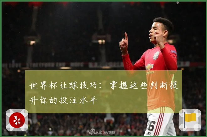 世界杯让球技巧：掌握这些判断提升你的投注水平